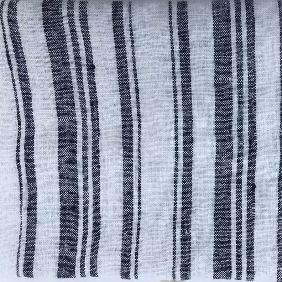 handcrafted linen dish towels black