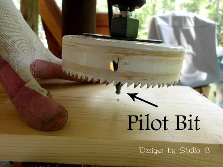 Drill press hole saw discount